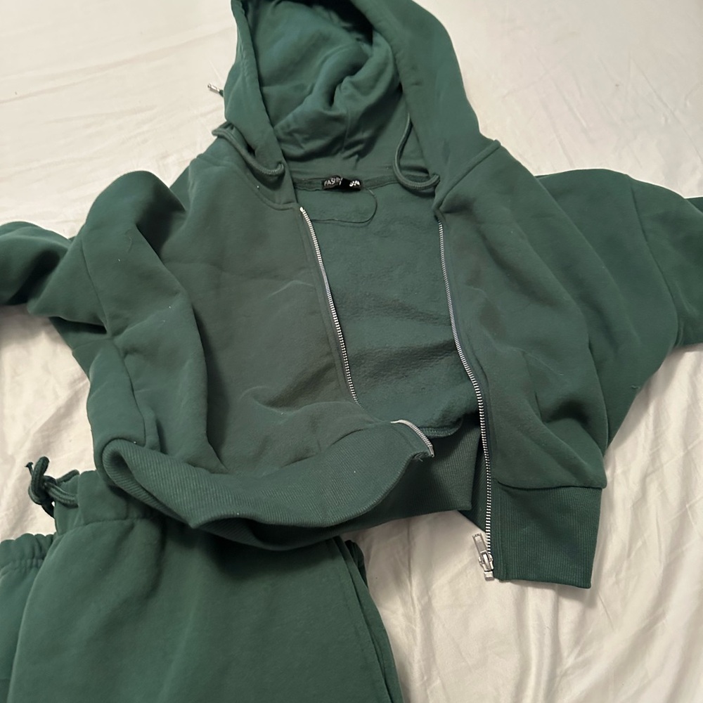 Fashion Nova Forest Green Loungewear Set